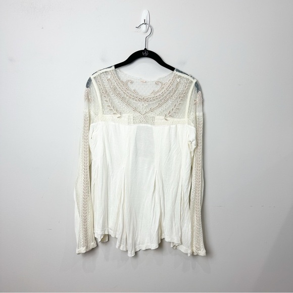 Free People Jojo Mixed Media Shirt - Picture 3 of 8